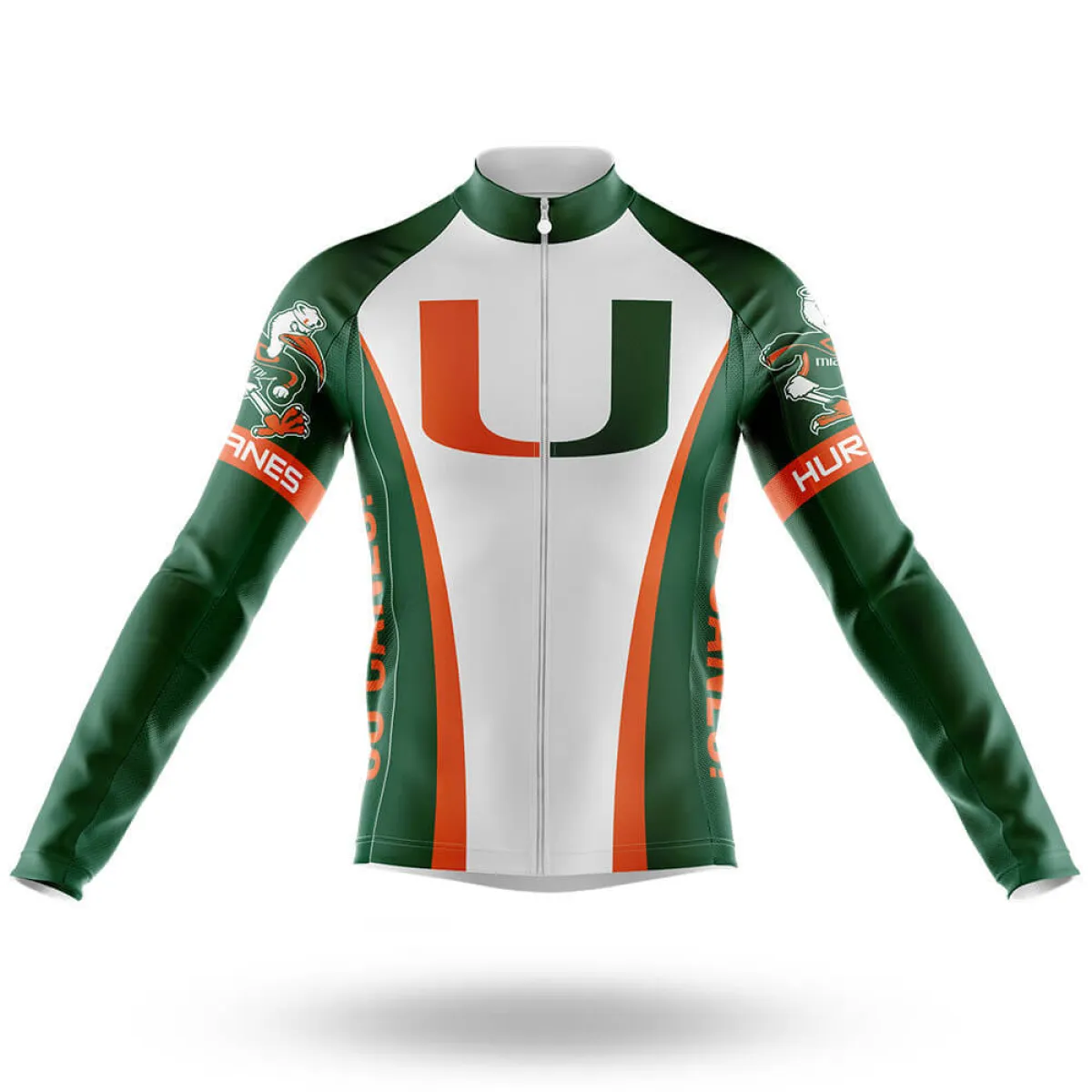 Hurricanes Long Sleeve Cycling Jersey Only | mens cycling jerseys miami