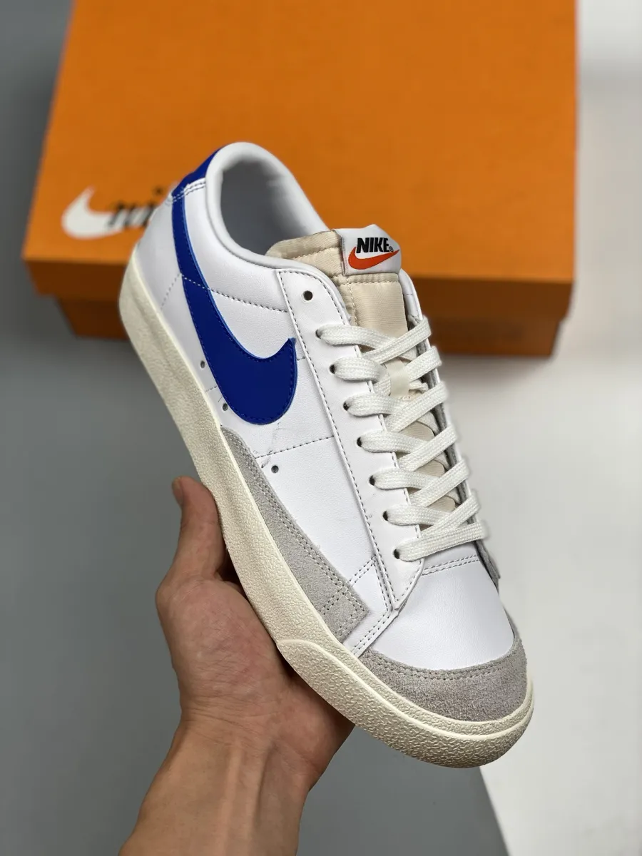 Nike Blazer Low White/Hyper Royal DA6364-103 #nike blazer low hyper royal