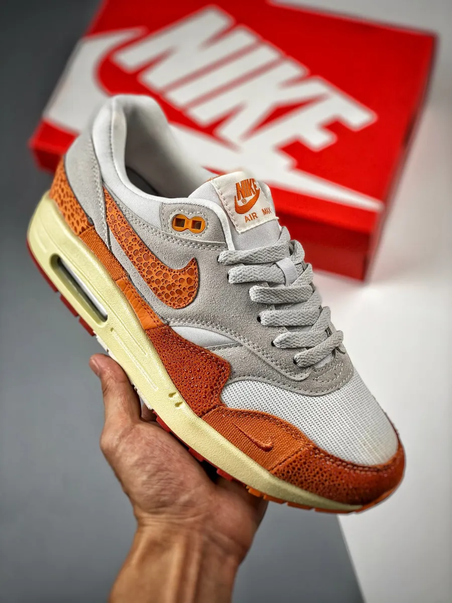 Nike Air Max 1 Master Light Bone/Magma Orange-Neutral Grey #neutral air max