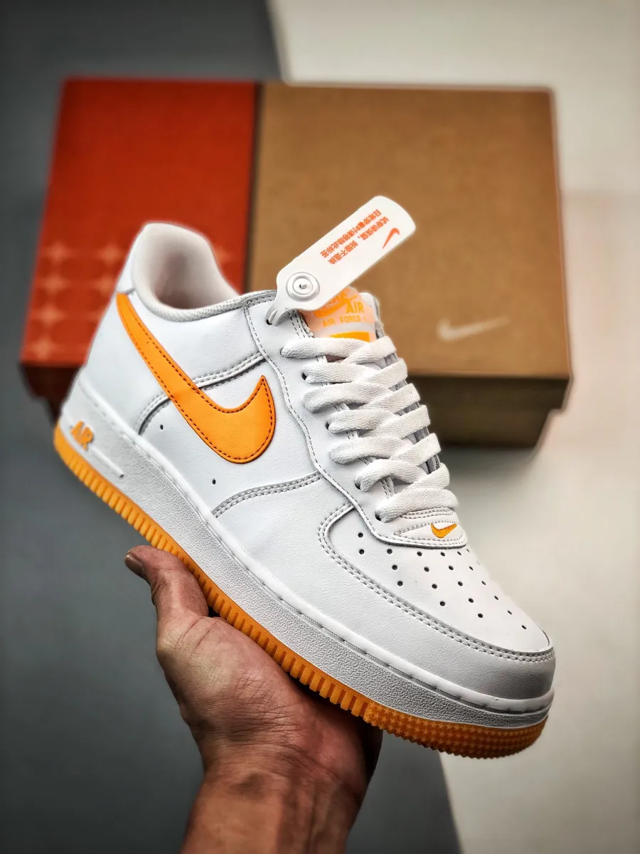 Nike Air Force 1 Low 'Waterproof' White/University Gold-Gum FD7039-100 - Water Proof Nikes
