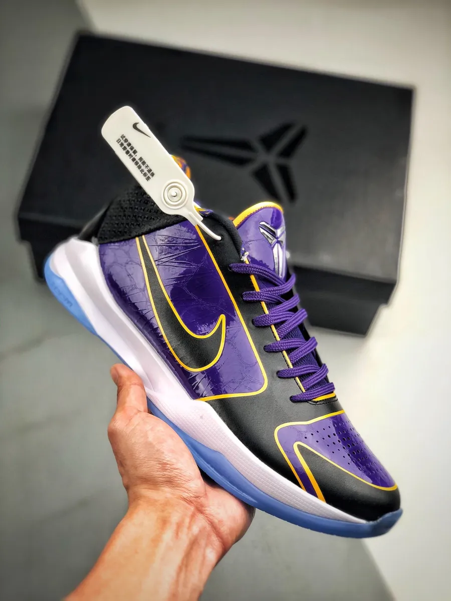 Nike Kobe 5 Protro '5x Champ' Court Purple/Black-University Gold Kobe 5 Champs