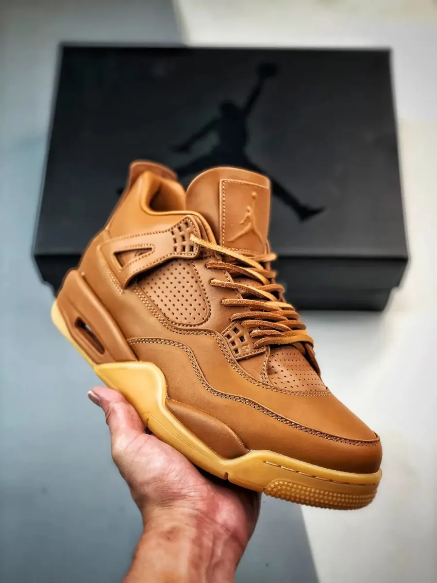 Goat Jordan 4 - Air Jordan 4 Premium Ginger/Gum Yellow 819139-205