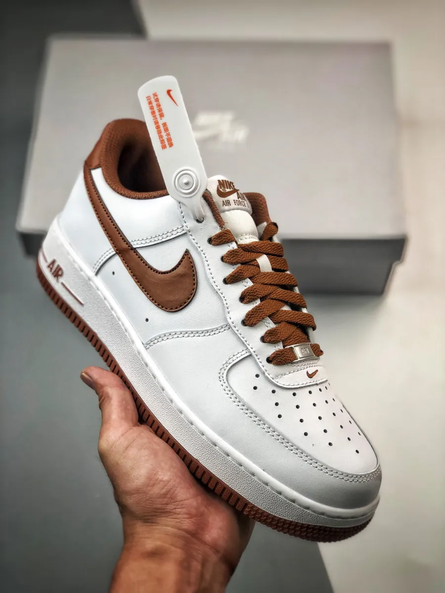 Nike Air Force 1 Low White/Pecan DH7561-100 / af1 pecan