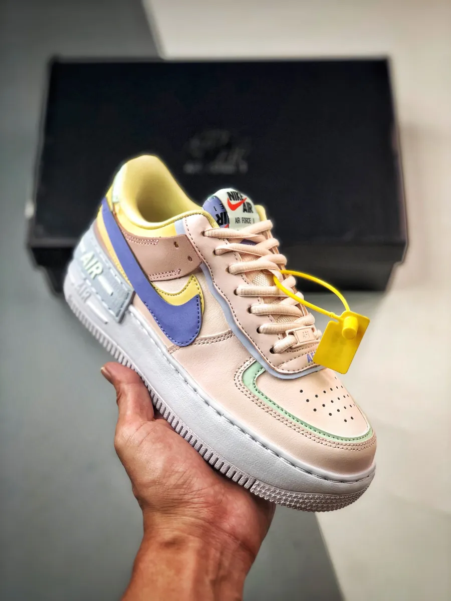 Women's Nike Air Force 1 Shadow Light Soft Pink Light Pink Forces