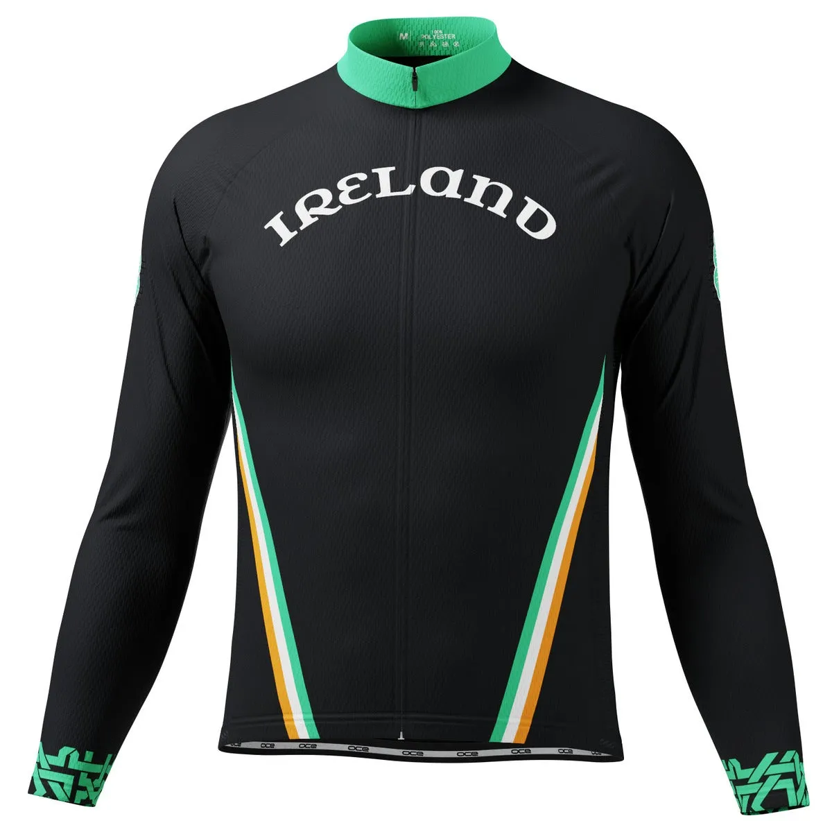 Men's Ireland Shamrock Long Sleeve Cycling Jersey To Buy