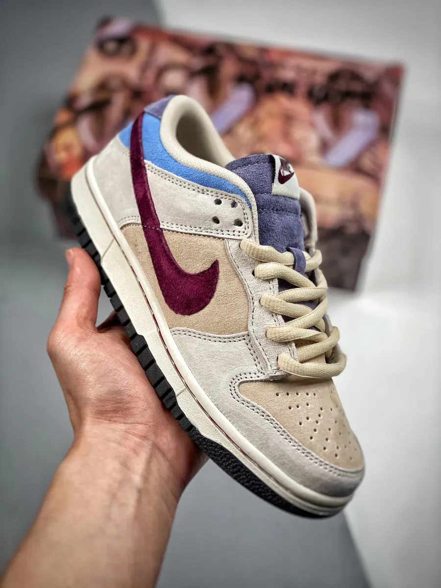 Nike Dunk Low White Grey Brown