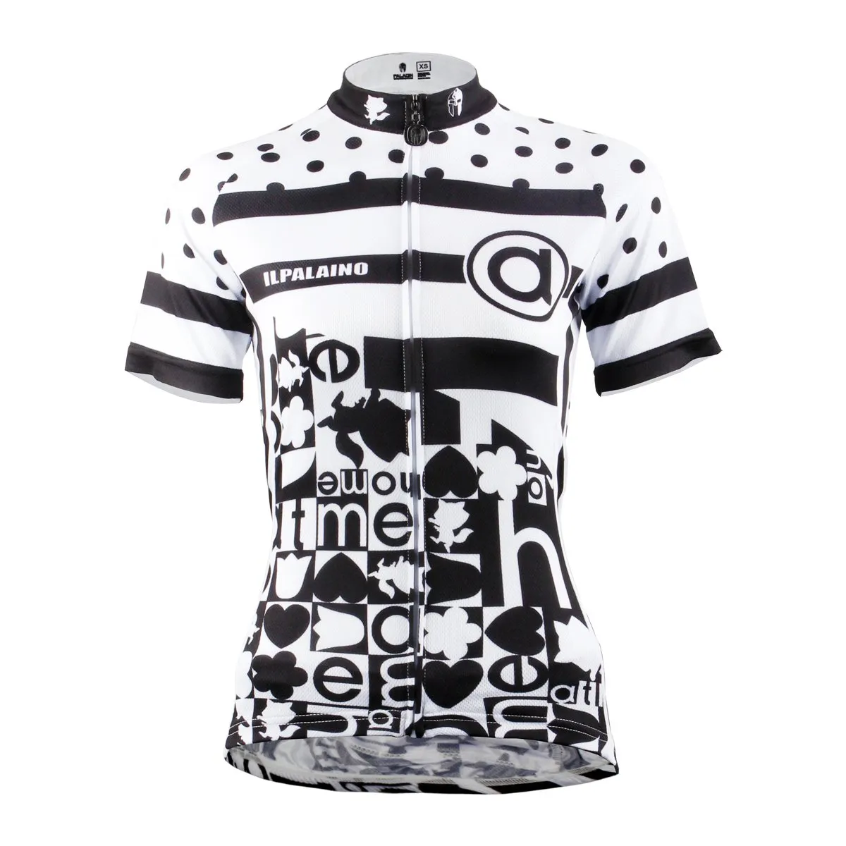 Ilpaladino Pocker Hearts,Spades, DiamOnds& Clubs Women's Breathable Quick Dry Short-Sleeve Cycling Jersey Bicycling Shirts Summer Sport Wear NO.630