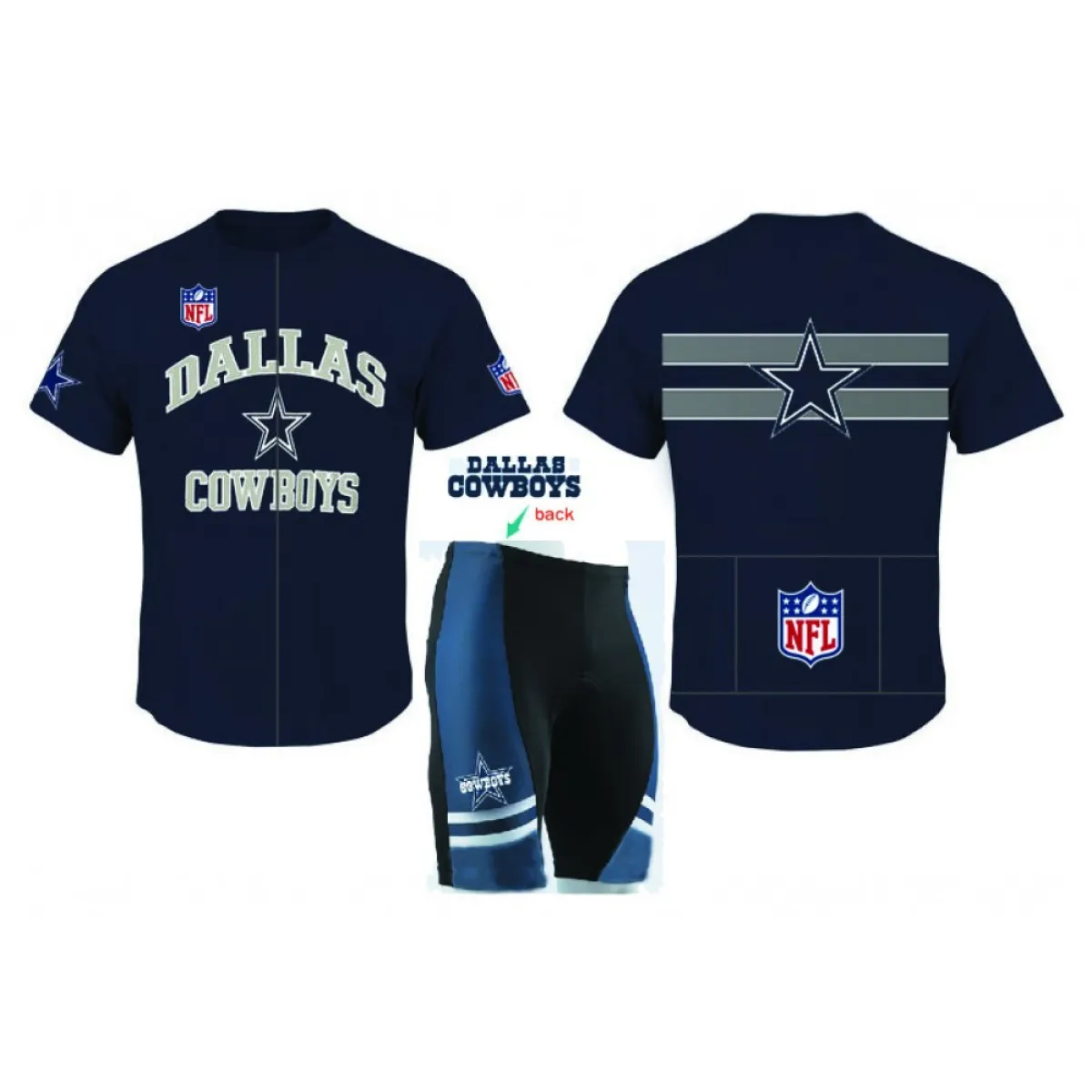NFL Dallas Cowboys Cycling Jerseys Brand New