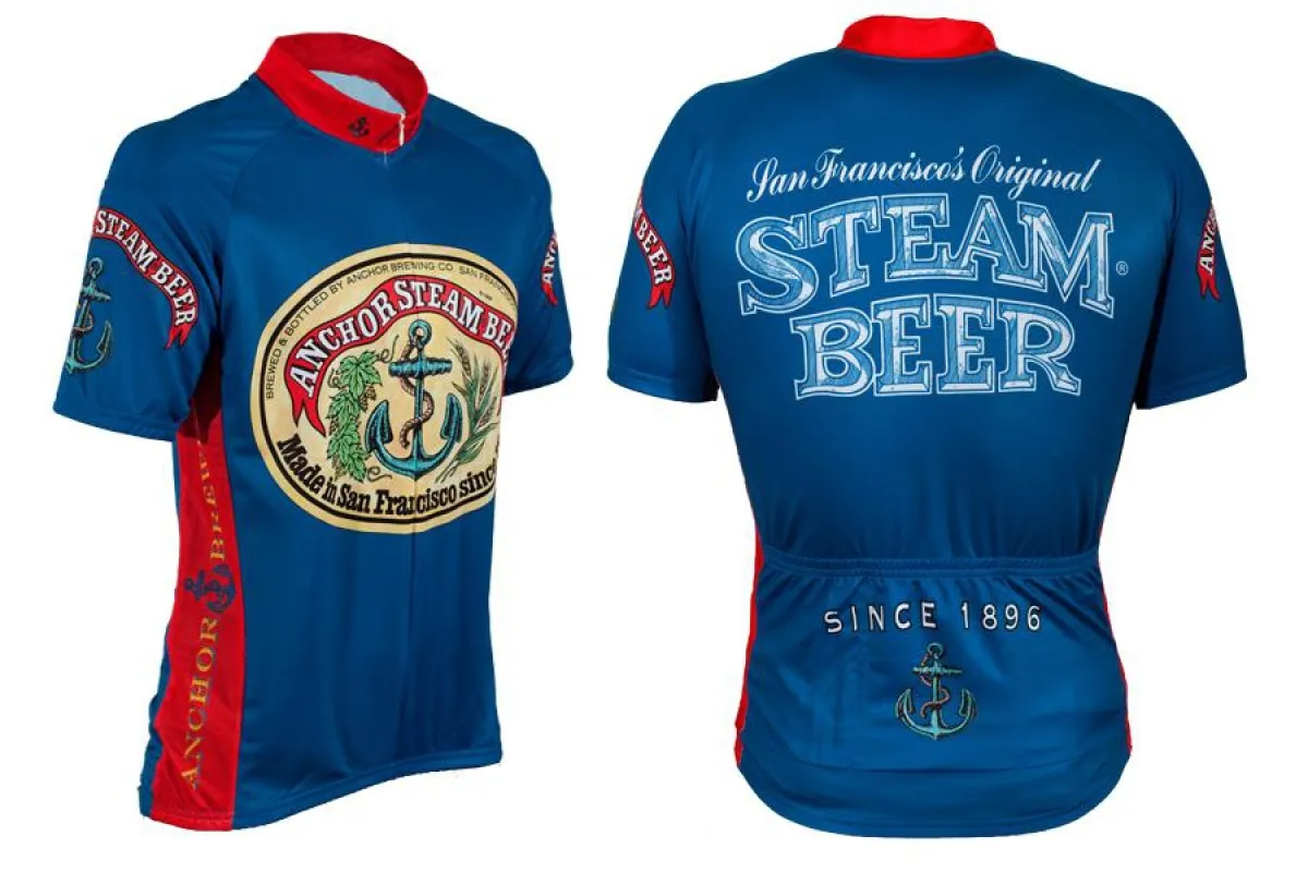 anchor steam beer mens cycling jersey by micro beer jersey