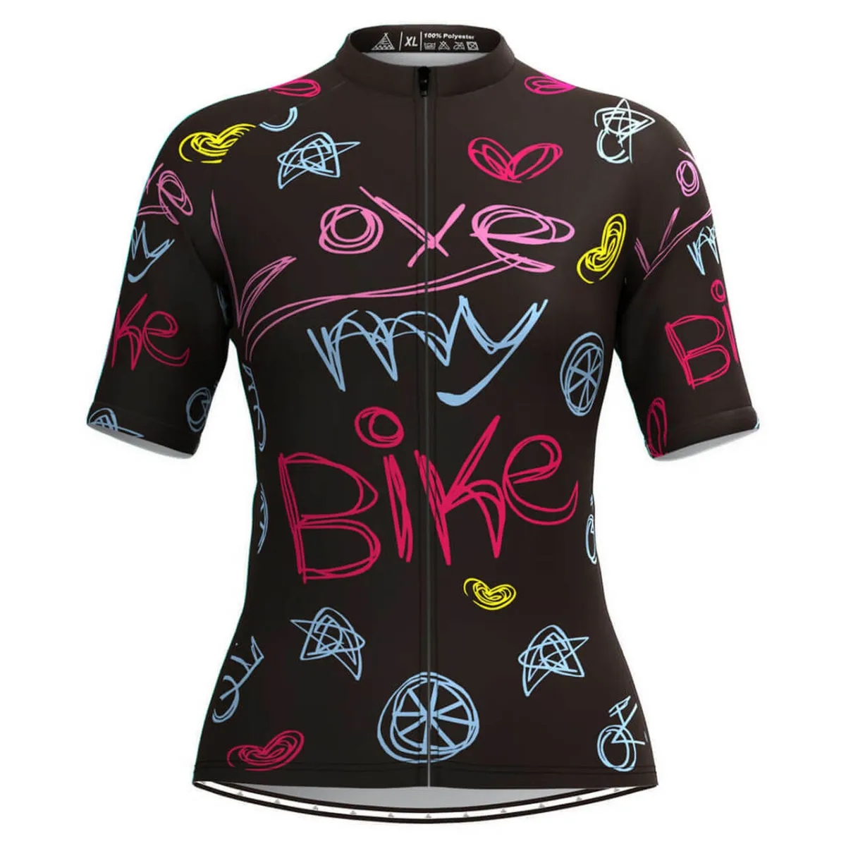 Women's Love My Bike Team Pro Cycling Jersey Brand New