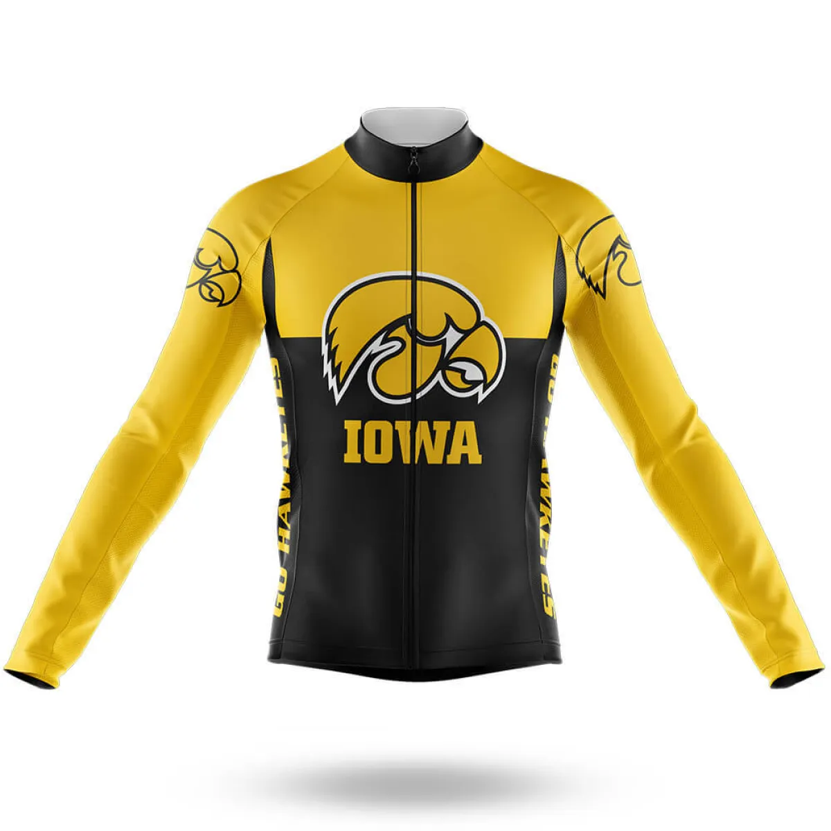 University of Iowa V2 Long Sleeve Cycling Jersey Only