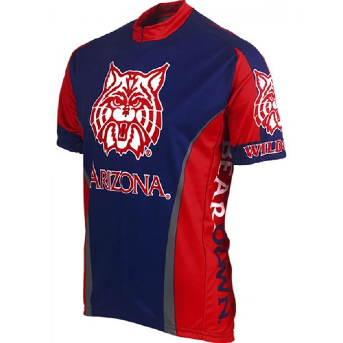 U of A, UA University of Arizona Wildcats Blue Cycling Jersey