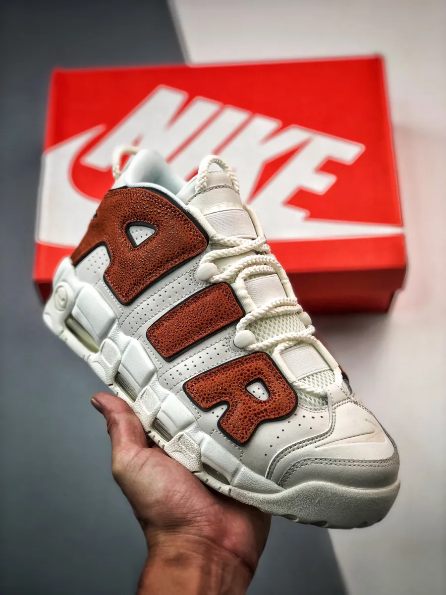 Nike Air More Uptempo 'Dark Russet' White Orange nike uptempo phantom