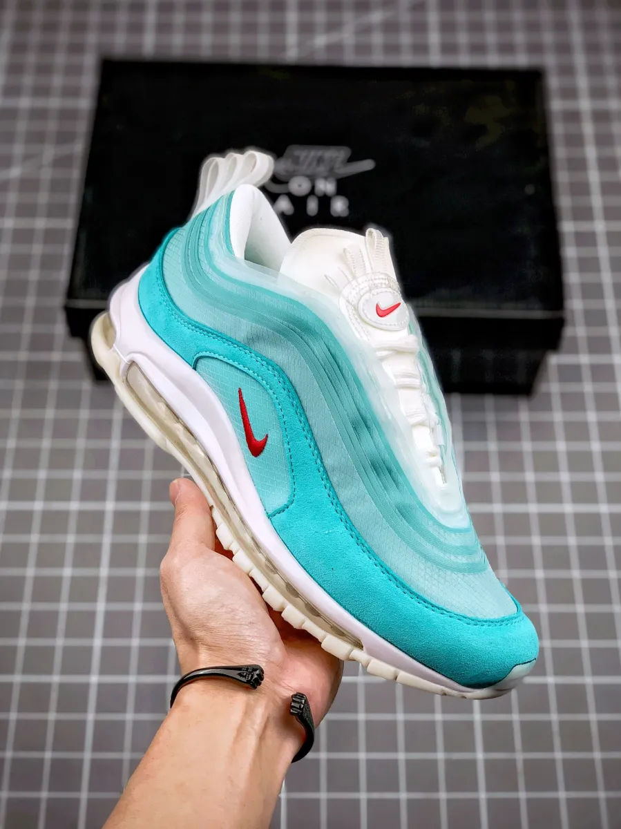 Nike Air Max 97 'Shanghai Kaleidoscope' Ice Blue/Red-White nike air max 97 shanghai kaleidoscope