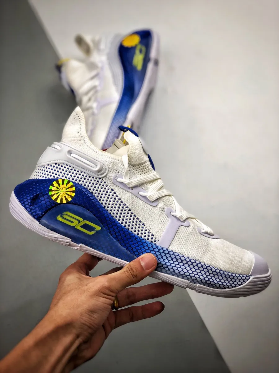 UA Curry 6 'Dub Nation' White/Royal Blue / curry 6 dub nation
