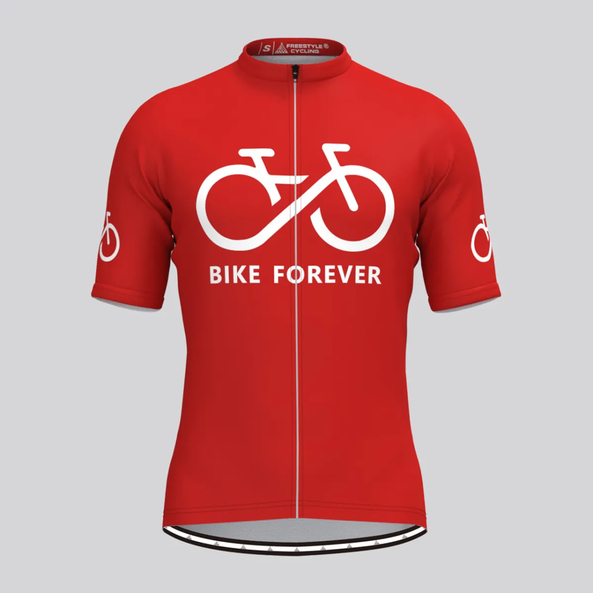 Bike Forever Men's Cycling Jersey-Red Online