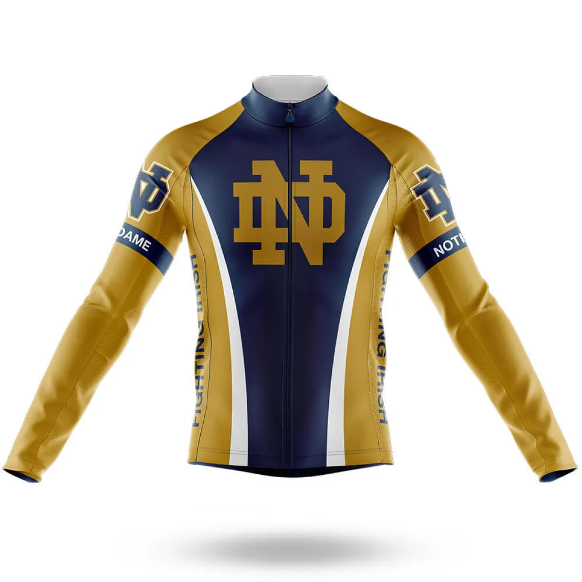 The Irish Long Sleeve Cycling Jersey Only | notre dame cycling jersey