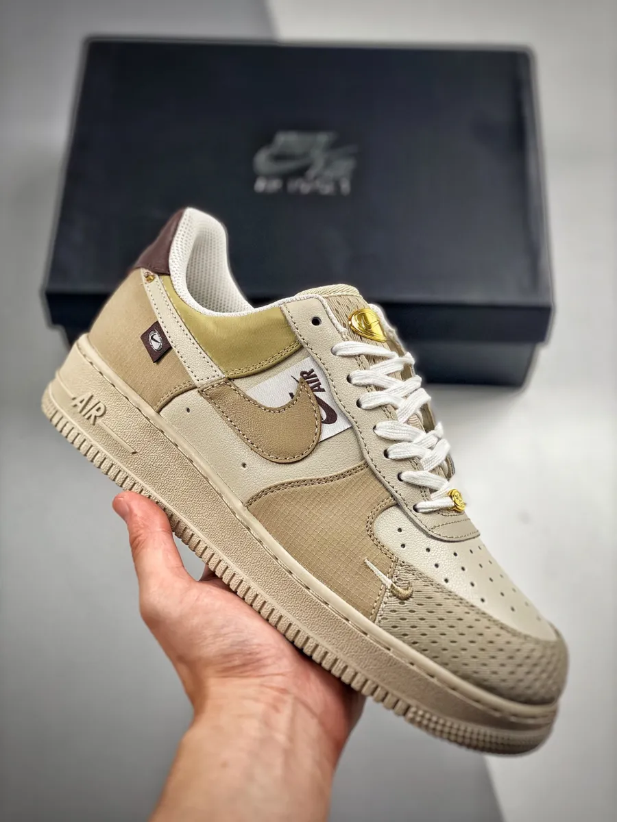 Nike Air Force 1 Low 'Bling' Tan/Brown DX6061-122 Nike Air Force Tan Bling