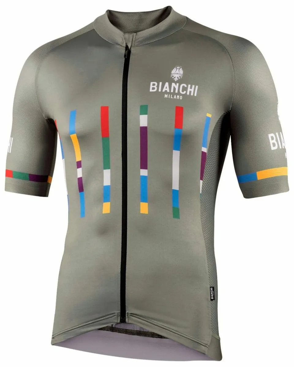 Bianchi Milano Fanaco Gray Jersey, Restock