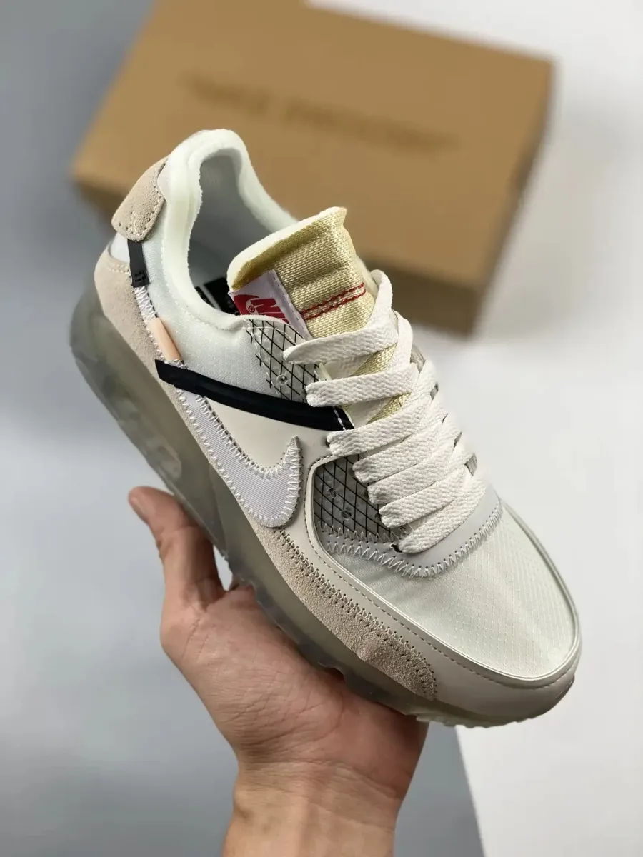 OFF-WHITE x Nike Air Max 90 Ice 10X Off White The 10 AA7293-100