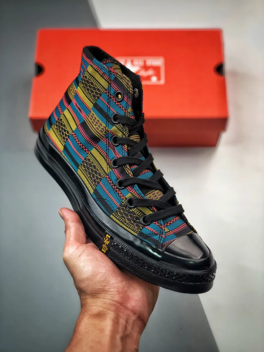 Converse Chuck Taylor All-Star 70 Hi BHM Black Multi All Over Print / bhm converse