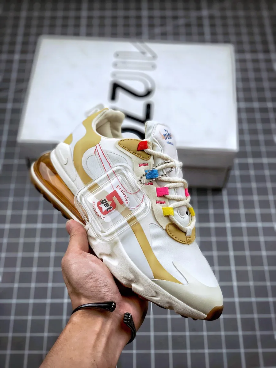 Nike Air Max 270 React 'Pale Ivory' CQ0208-101 Outlet