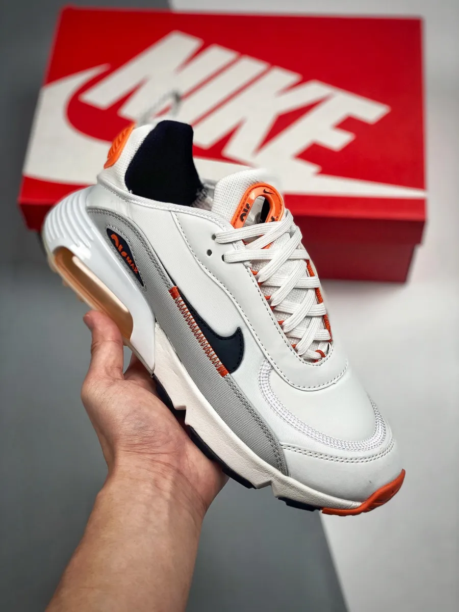 Nike Air Max 2090 White Grey Orange DH8309-100 For Sale