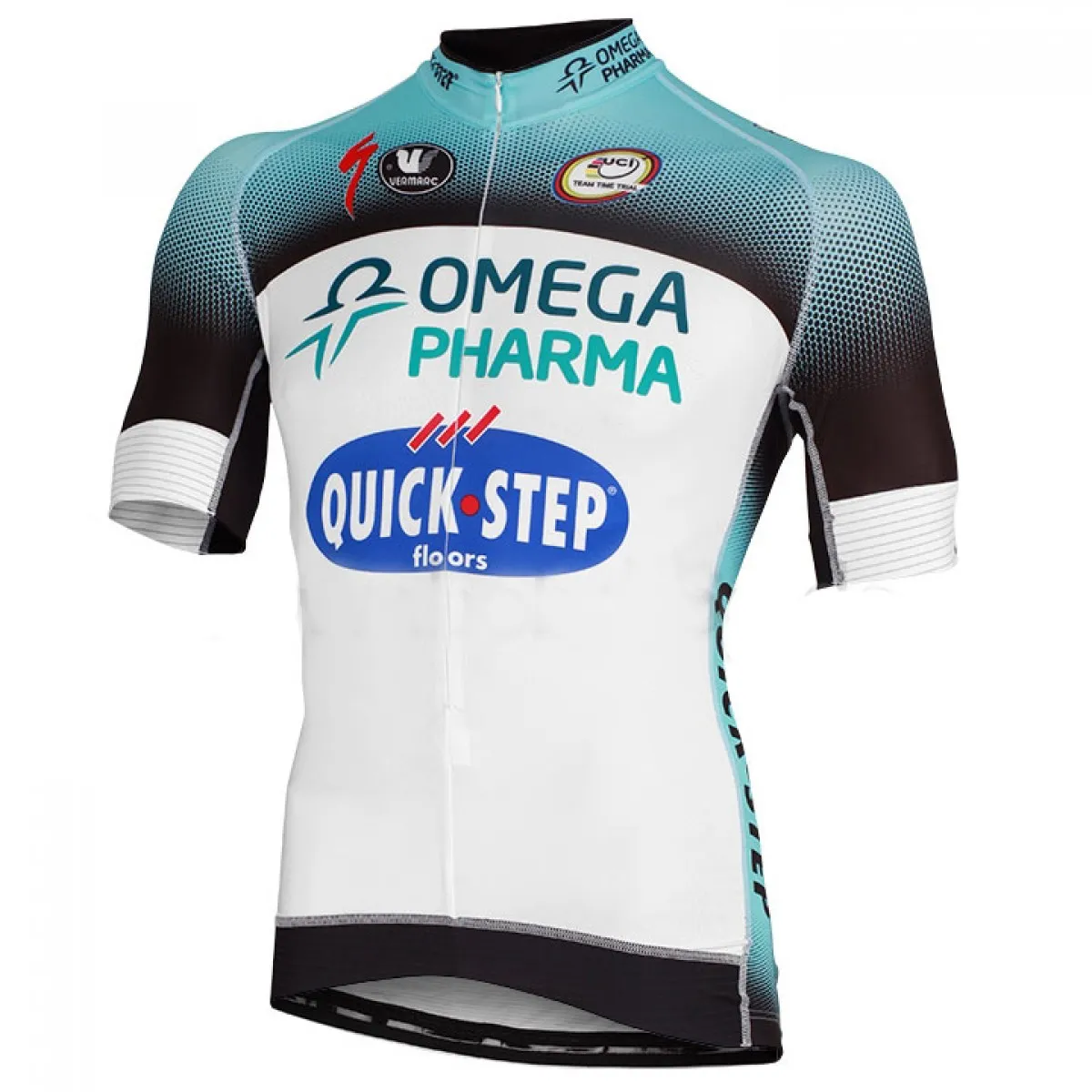 2013 OMEGA PHARMA-QUICKSTEP (FRC) Short sleeve Cycling jersey