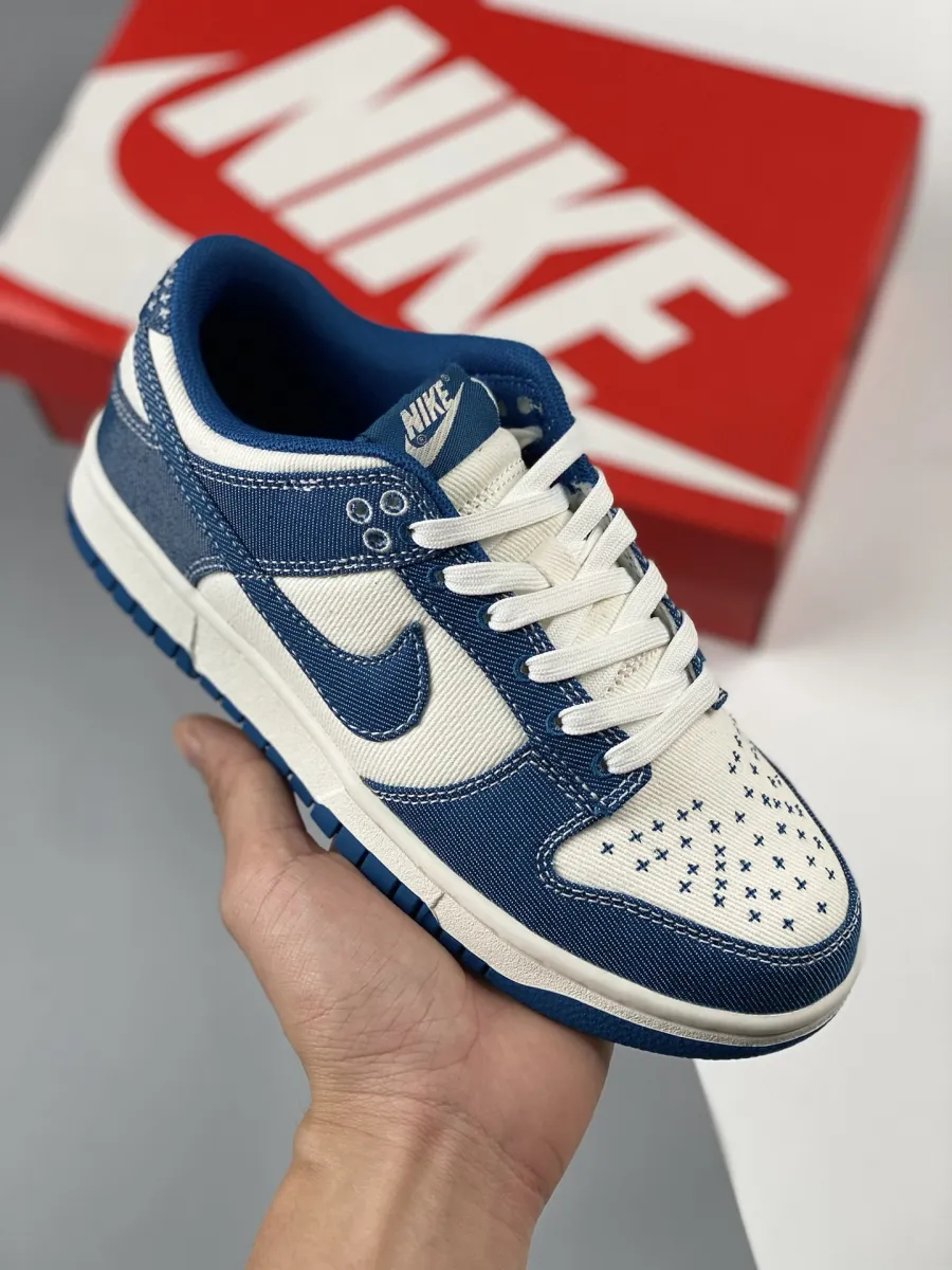 Nike Dunk Low Industrial Blue DV0834-101 dunk low sashiko industrial blue