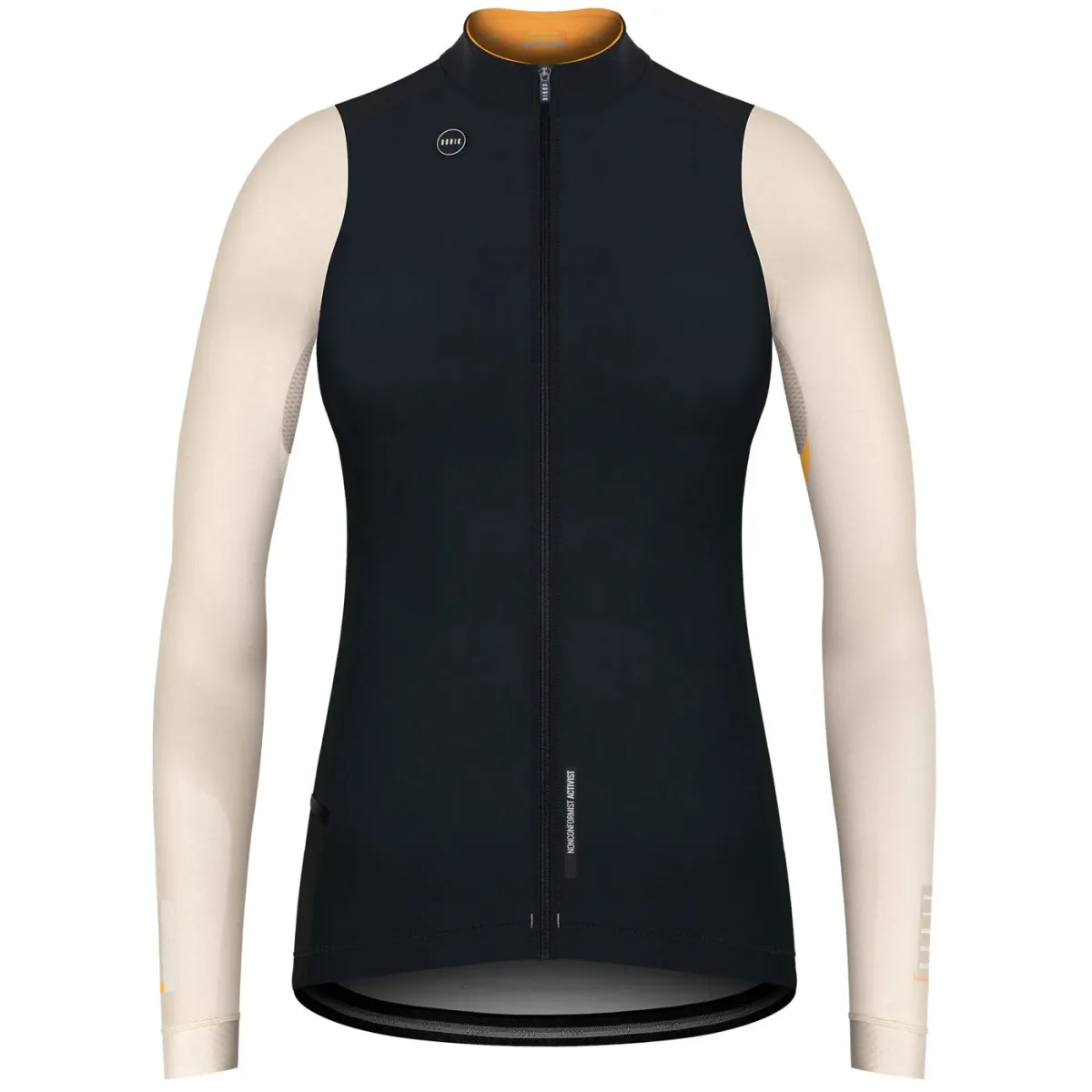 Gobik Pacer Blend Blazing Bone long sleeves woman jersey - Black