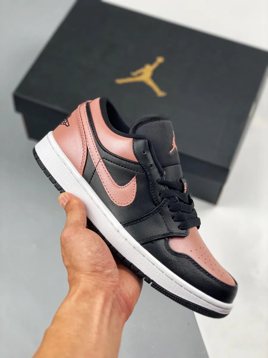 Air Jordan 1 Low Black/Crimson Tint/Hyper Pink/White air jordan 1 low crimson tint
