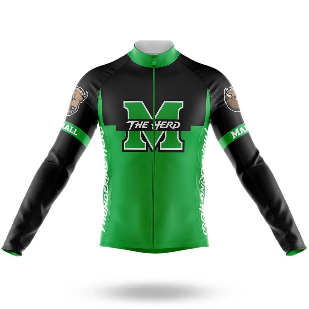 Marshall University V2 Long Sleeve Cycling Jersey Only