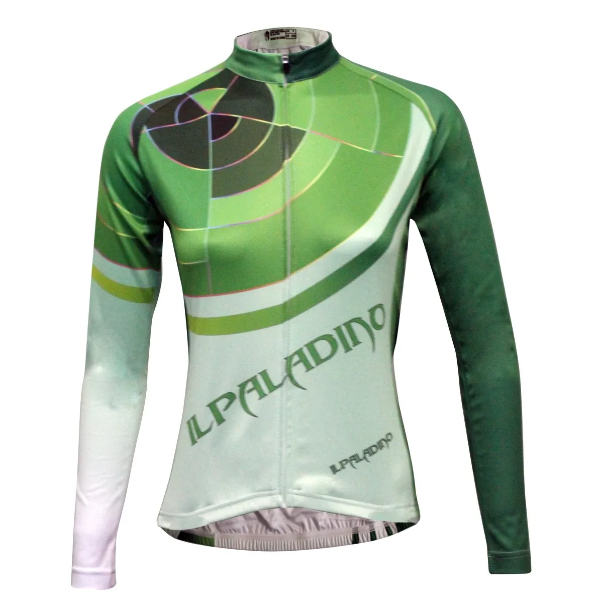 ILPALADINO Women's Long Sleeves Cycling Jersey Apparel Outdoor Sports Gear Leisure Biking T-shirt (Velvet) 770