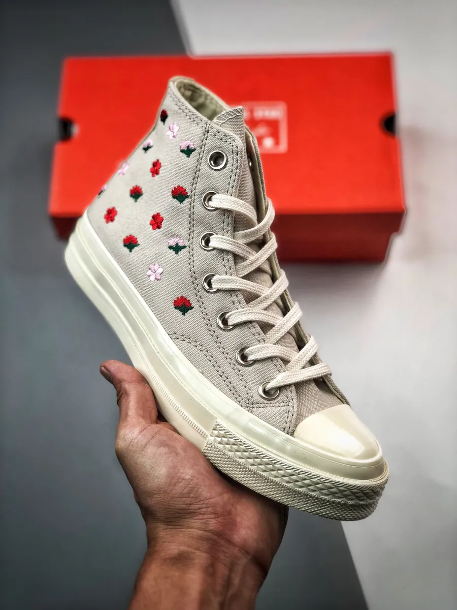 Converse Chuck 70 High 'Floral Embroidery' Embroidered High Tops