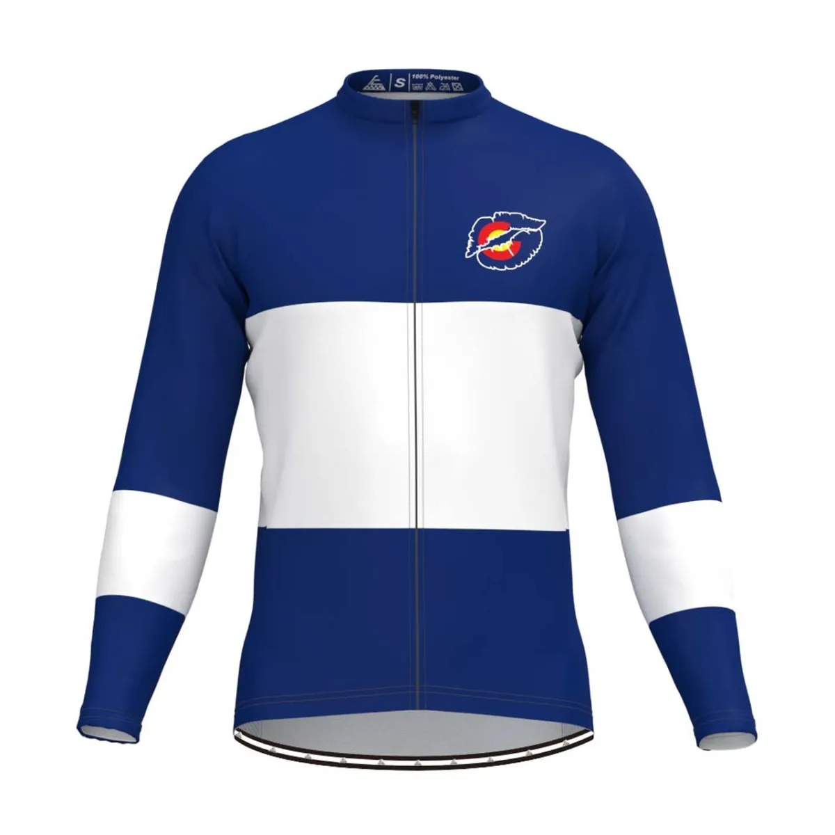 Kiss Colorado State Flag Men's LS Cycling Jersey Online