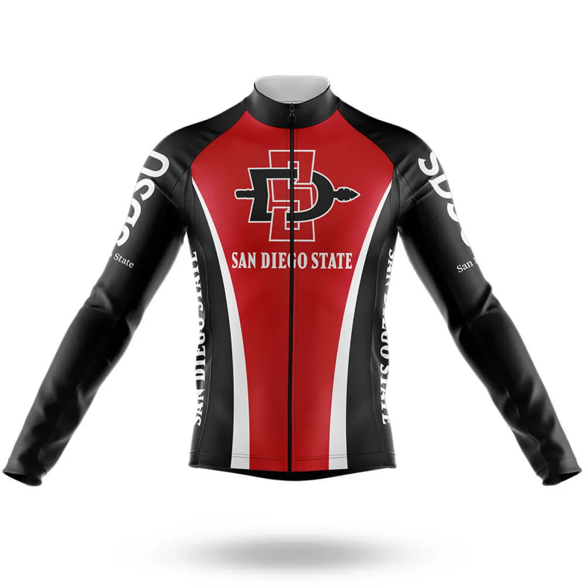 San Diego State University Long Sleeve Cycling Jersey Only