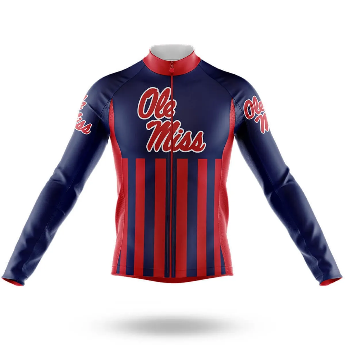 University of Mississippi USA Long Sleeve Cycling Jersey Only