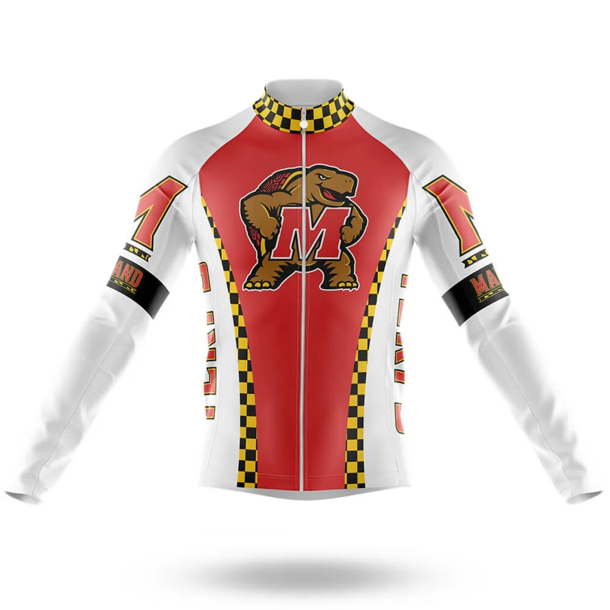 Maryland Mascot Long Sleeve Cycling Jersey Only Online