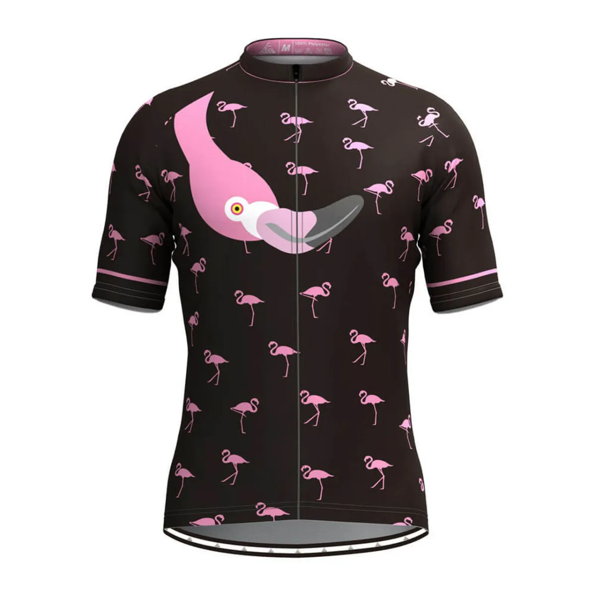Pink Flamingo Themed Men's Cycling Jersey Restock