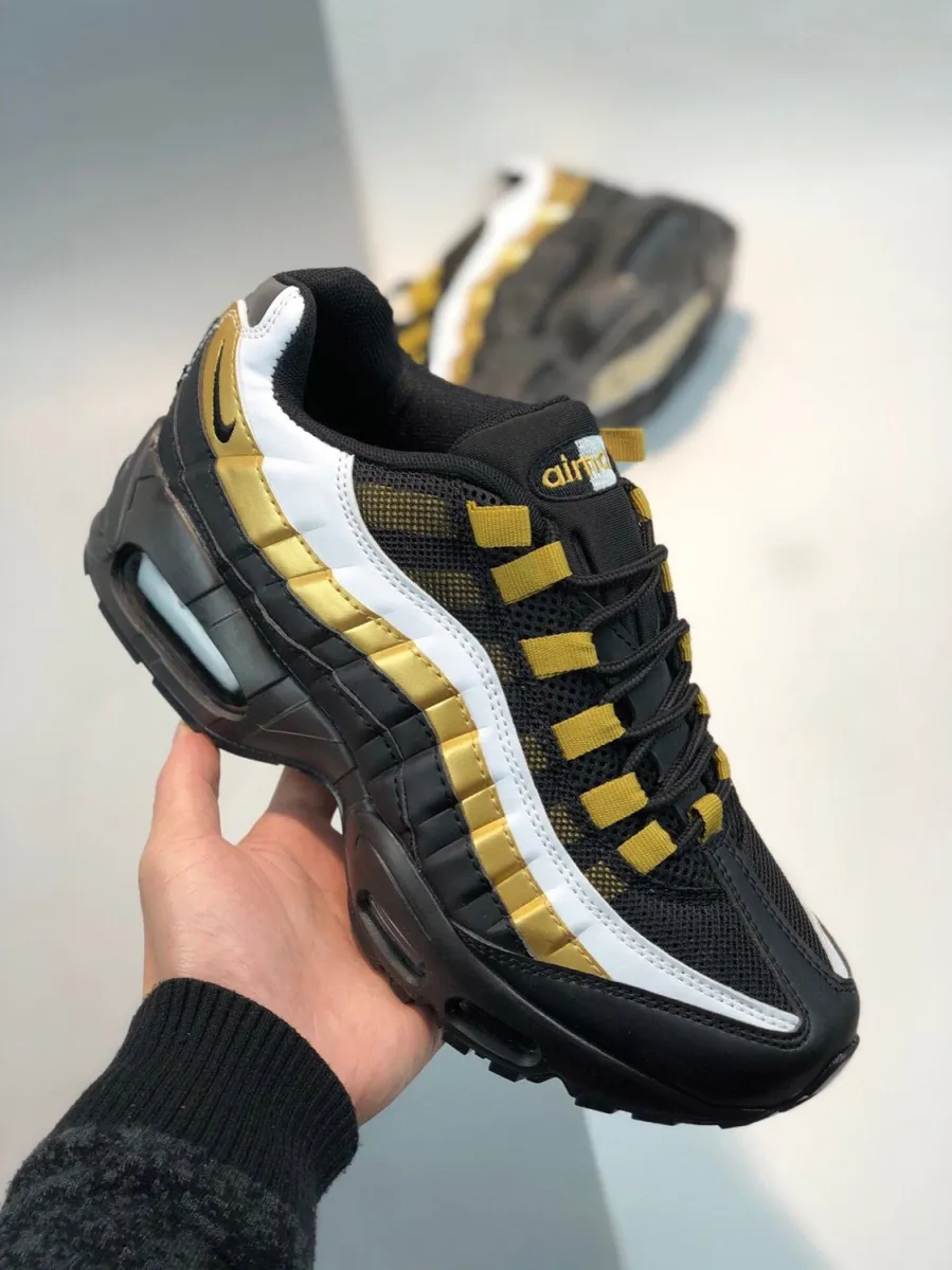 Nike Air Max 95 Black Metallic Gold air max gold 95