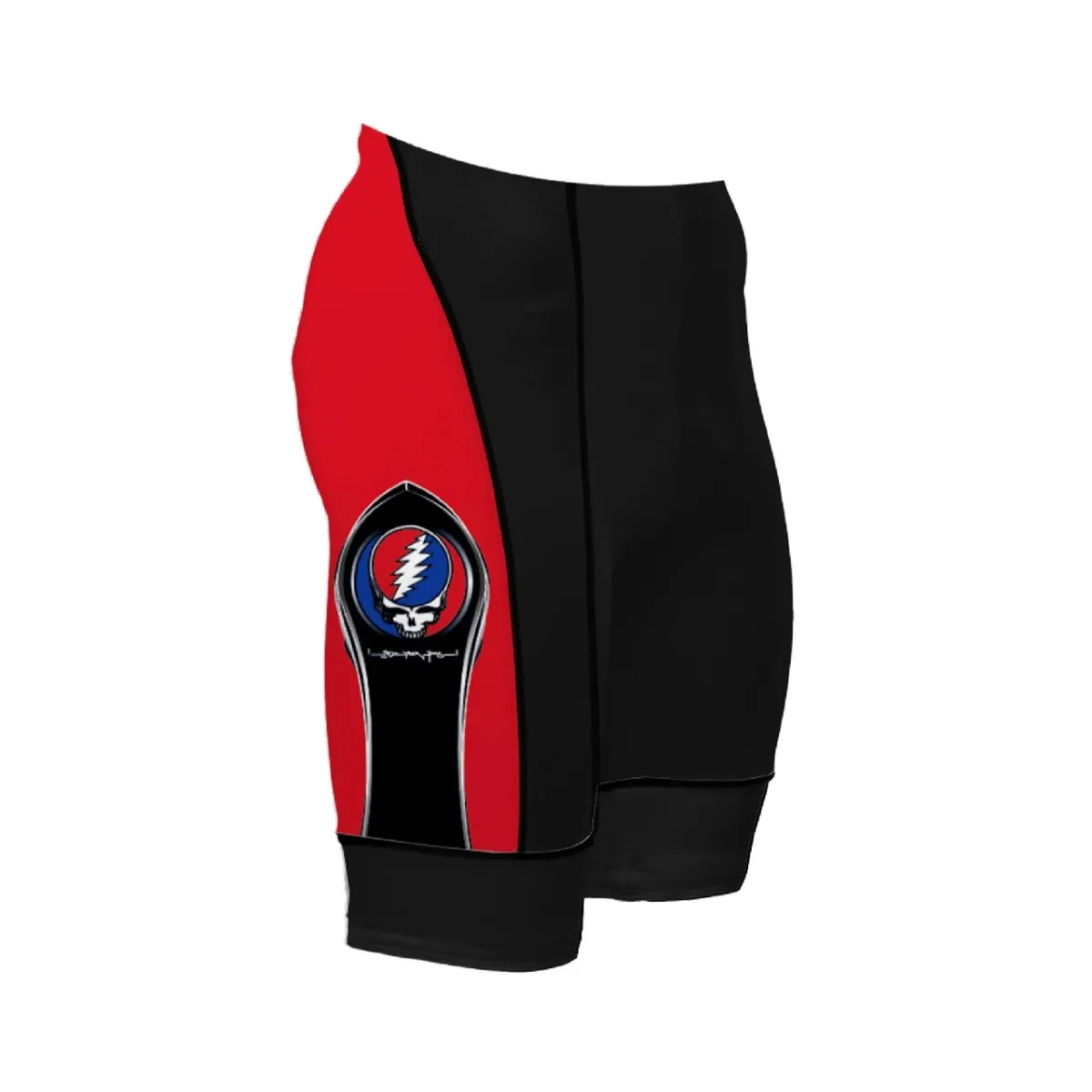Primal Wear The Grateful Dead Steal Your Face Padded Cycling Short / Primalwear