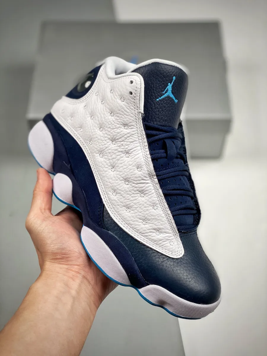 Air Jordan 13 'Dark Powder Blue' #jordan 13 obsidians