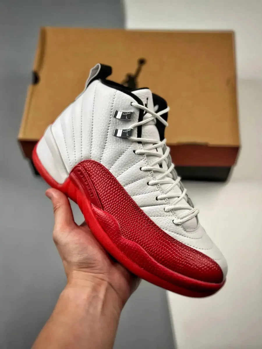 Jordan Cherry 12s Air Jordan 12 'Cherry 2023' White/Black-Red CT8013-116