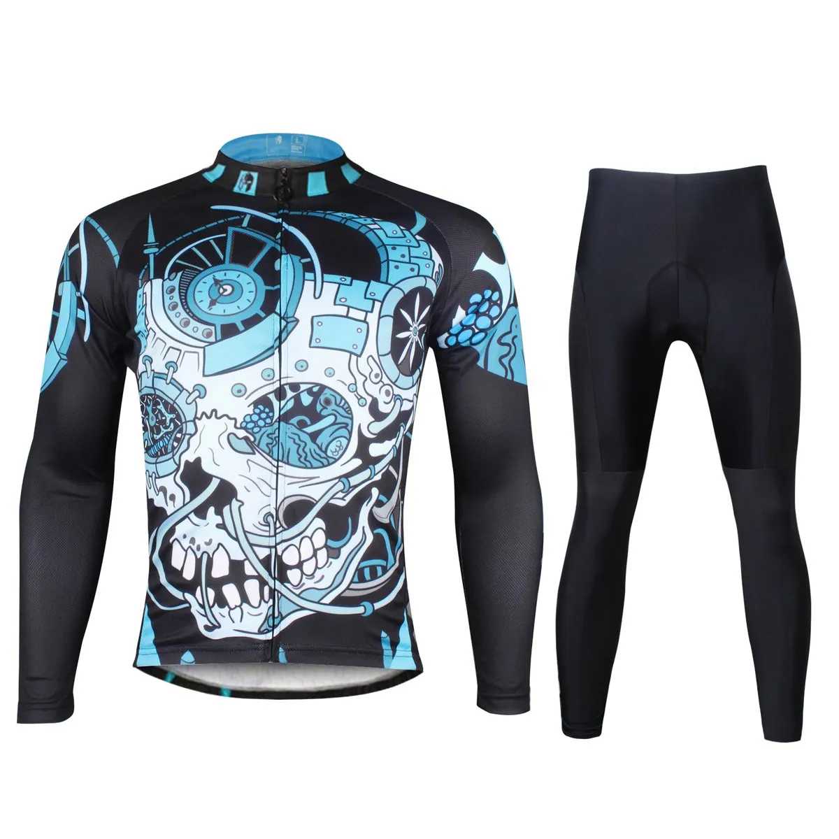 Men's Cycling Long-sleeved Jersey Cycling Clothing Hidden Zipper Fashion Design Leisure Sports Clothing Outdoor Cycling Suit 738