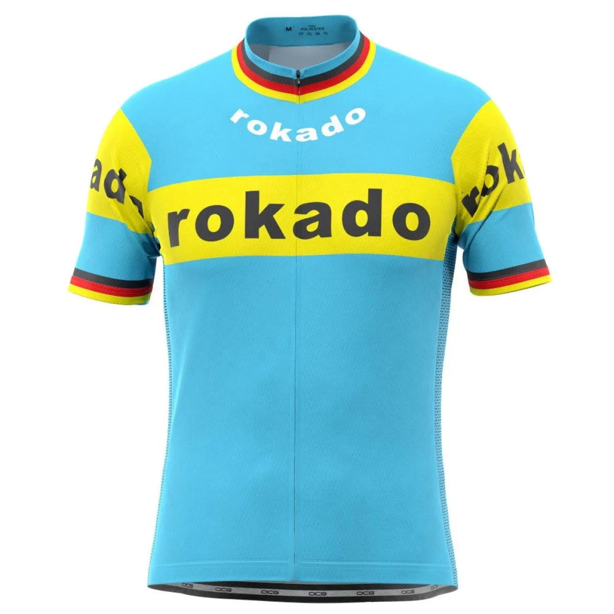 Men's Retro 1973 Team Rokado German Cycling Jersey Outlet