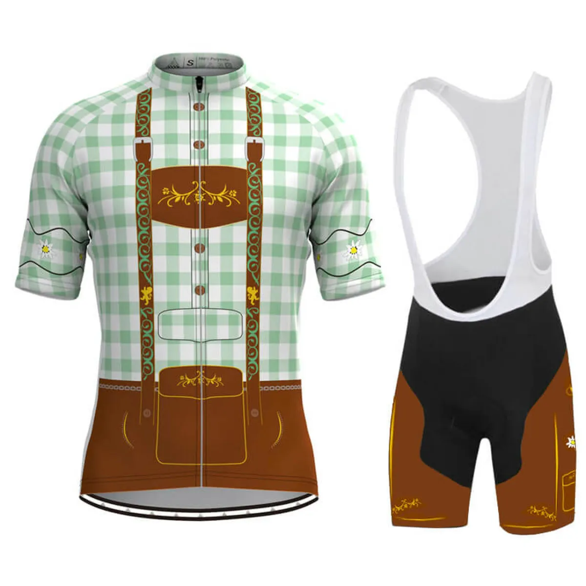Men's Tirolese Cycling Kit Green Online
