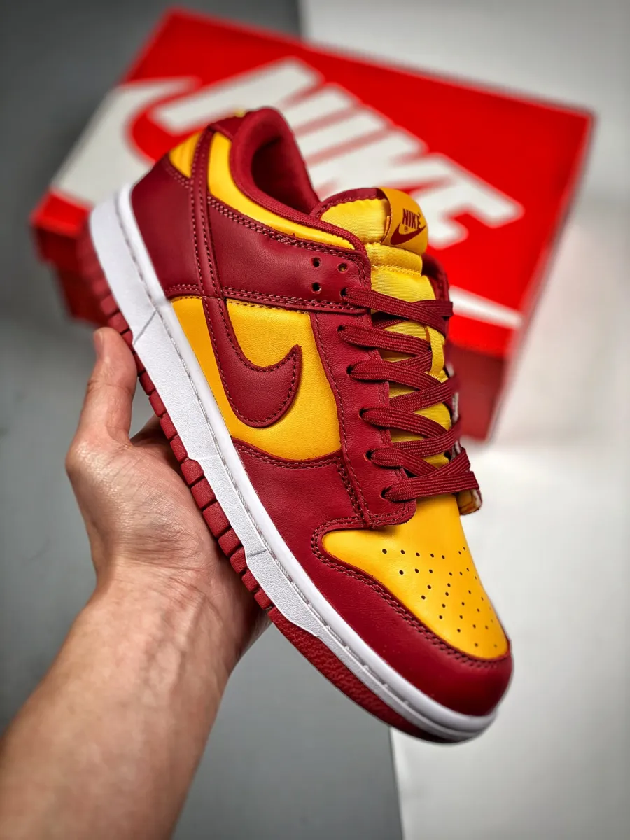Nike Dunk Low Midas Gold/Tough Red/White DD1391-701 midas gold dunk lows