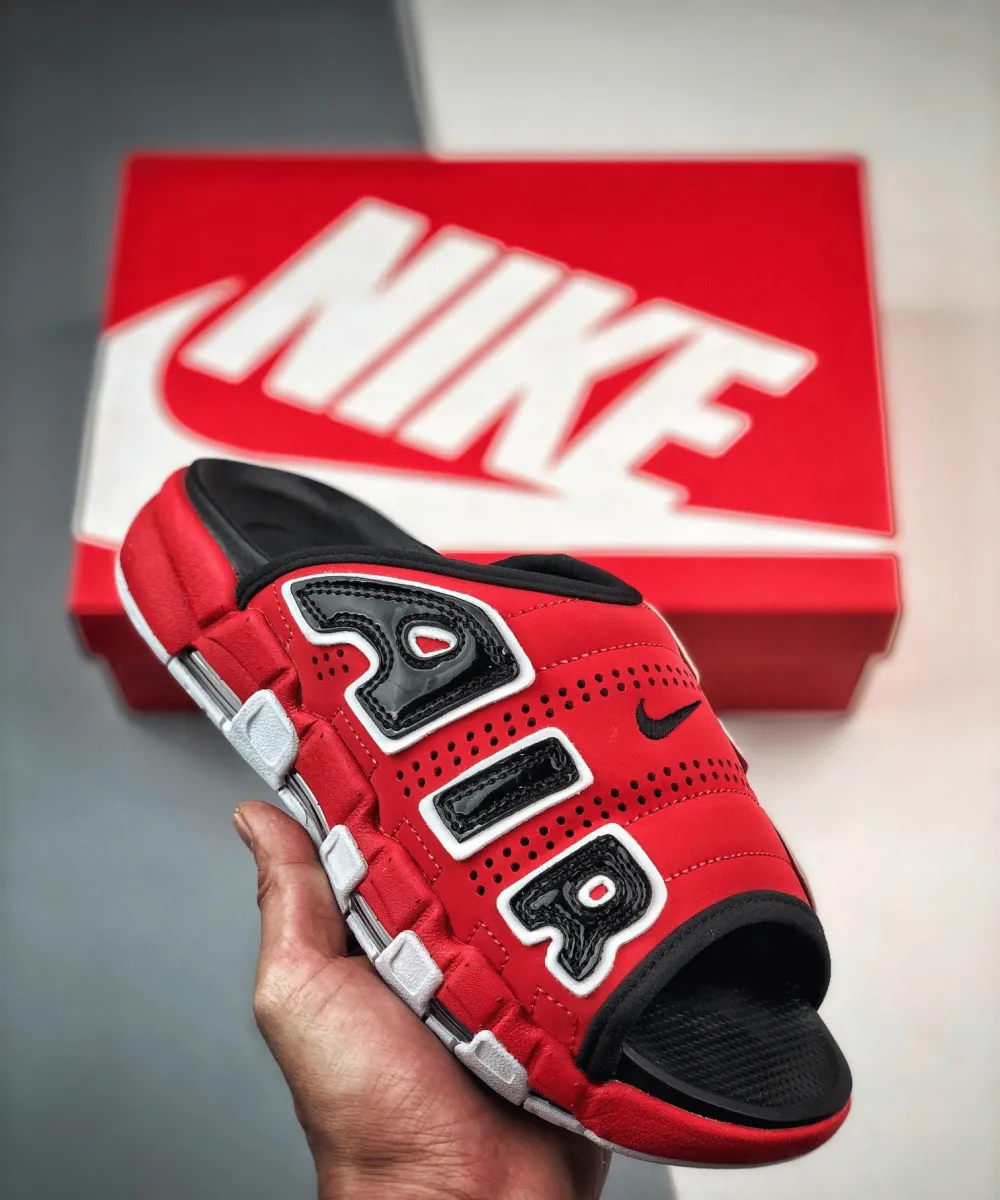 Nike Air More Uptempo Slide 'Red/Black' FJ6305-600 Online