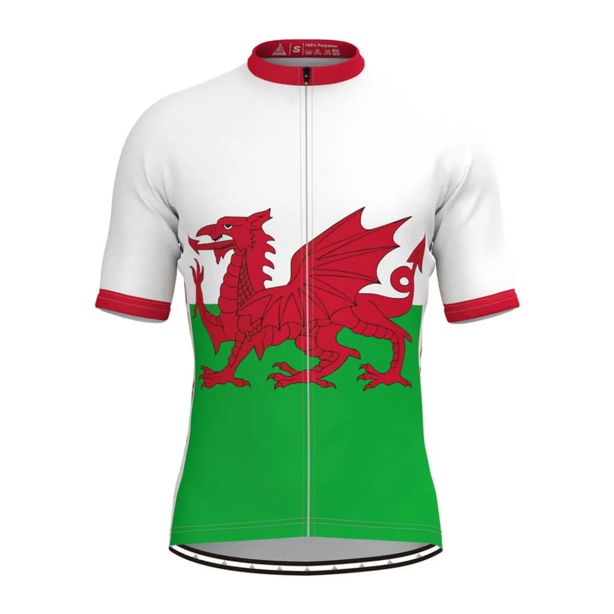 Wales Flag Men's Cycling Jersey V2 To Buy