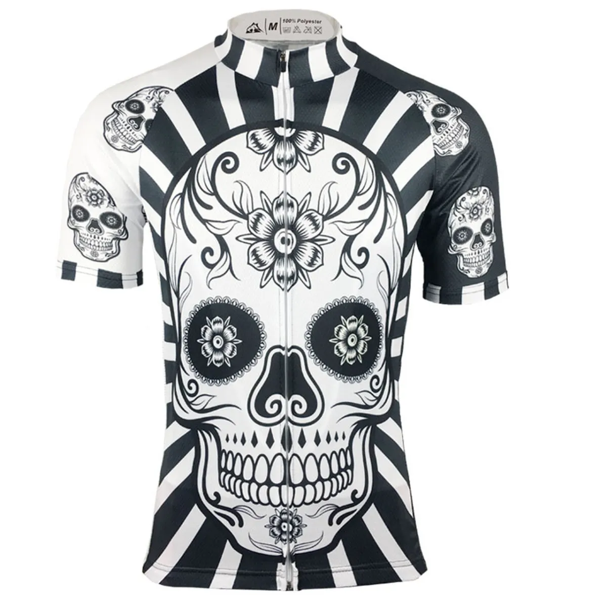 Catrina Skull Cycling Jersey - Never Ride Alone! Restock